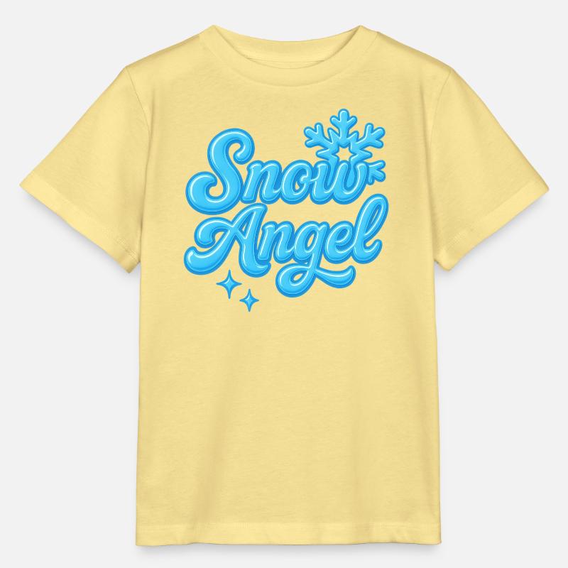 Angle de neige / Y2K Statement Design - T-shirt bio MINI CREATOR Stanley/Stella Enfant - jaune viva 