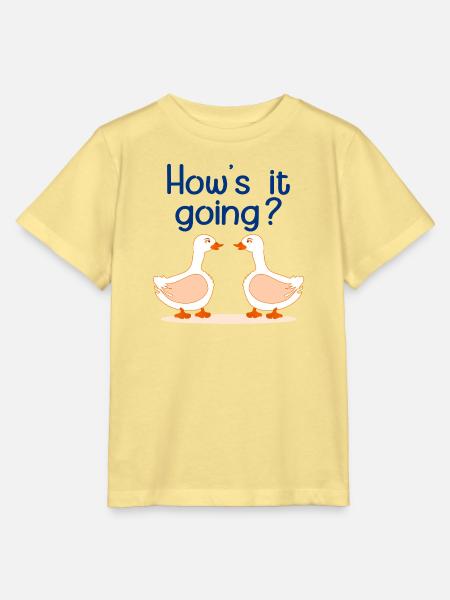 GÄNSE-GANS-FREUNDSCHAFT - Stanley/Stella Kinder T-Shirt MINI CREATOR - Gelb Viva