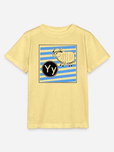 Y wie Yak - Stanley/Stella Kinder T-Shirt MINI CREATOR - Gelb Viva