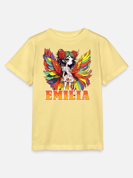 Emilia - Mädchenname - Fee - Stanley/Stella Kinder T-Shirt MINI CREATOR - Gelb Viva