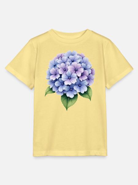 Hortensie Blume - Stanley/Stella Kinder T-Shirt MINI CREATOR - Gelb Viva