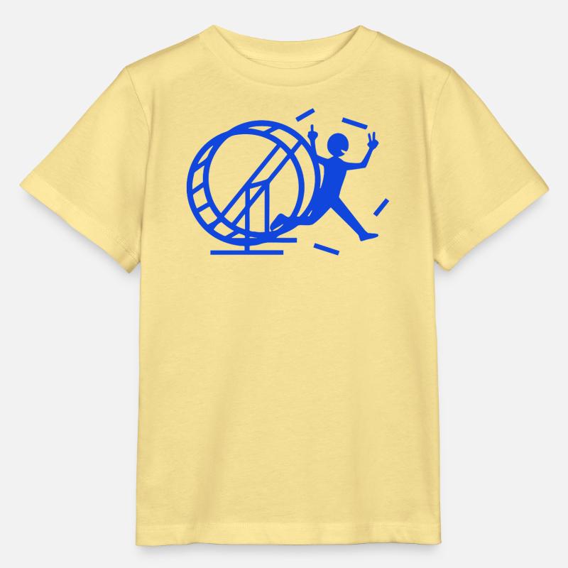 libre - T-shirt bio MINI CREATOR Stanley/Stella Enfant - jaune viva 