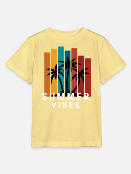 Sommerliche Vibes - Stanley/Stella Kinder T-Shirt MINI CREATOR - Gelb Viva