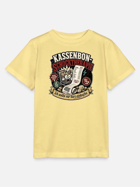 Kassenbon Schocktherapie - Inflation sichtbar - Stanley/Stella Kinder T-Shirt MINI CREATOR - Gelb Viva
