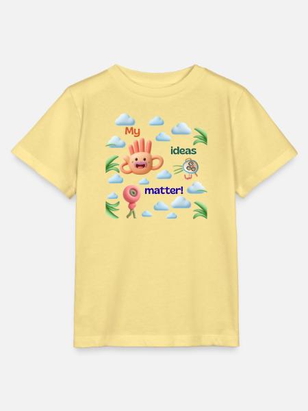My ideas matter - Stanley/Stella Kinder T-Shirt MINI CREATOR - Gelb Viva