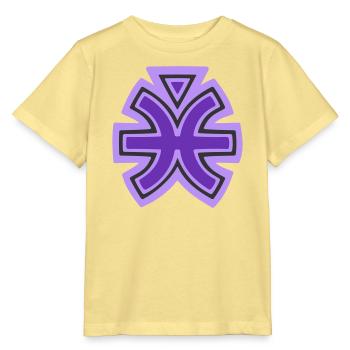 Fische- und Wasserstammessymbol - Stanley/Stella Kinder T-Shirt MINI CREATOR  - Gelb Viva  - Vorne