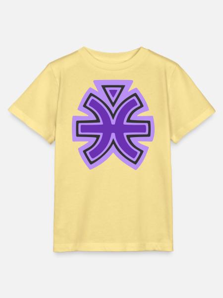 Fische- und Wasserstammessymbol - Stanley/Stella Kinder T-Shirt MINI CREATOR - Gelb Viva
