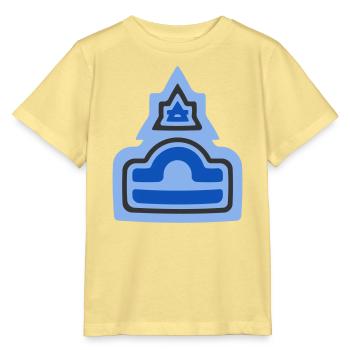 Zodiac Tribal Libra and Air - Stanley/Stella MINI CREATOR Kids’ T-Shirt - viva yellow  - Front