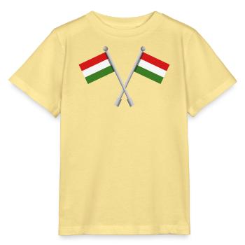 Ungarische Flagge - Stanley/Stella Kinder T-Shirt MINI CREATOR  - Gelb Viva  - Vorne