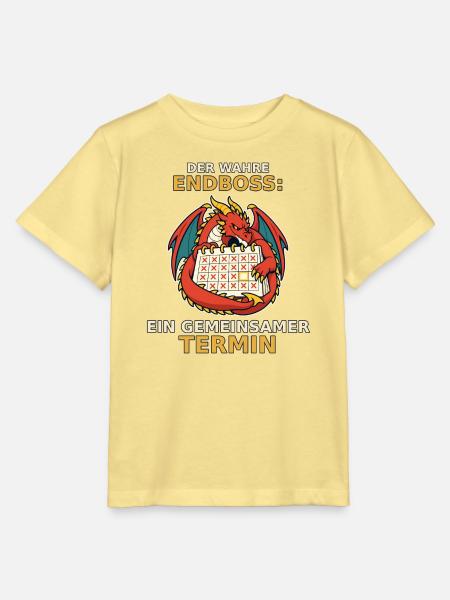 Der wahre Endboss: Terminfindung – Pen & Paper - Stanley/Stella Kinder T-Shirt MINI CREATOR  - Gelb Viva 