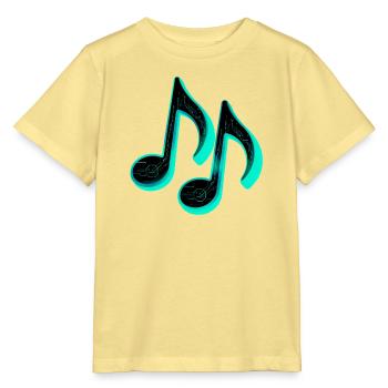 futuristische musiknoten - Stanley/Stella Kinder T-Shirt MINI CREATOR  - Gelb Viva  - Vorne