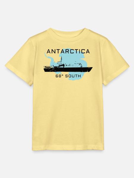 Antarktika Expedition 68°S - Stanley/Stella Kinder T-Shirt MINI CREATOR  - Gelb Viva 