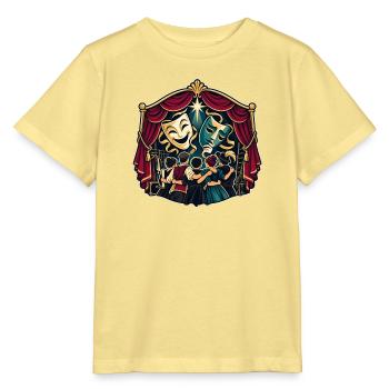 Theaterensemble – Gemeinsam im Rampenlicht - Stanley/Stella Kinder T-Shirt MINI CREATOR  - Gelb Viva  - Vorne