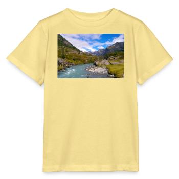 Wilde Natur Norwegens - Stanley/Stella Kinder T-Shirt MINI CREATOR  - Gelb Viva  - Vorne