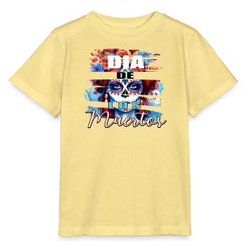 La Catrina  - Stanley/Stella Kinder T-Shirt MINI CREATOR  - Gelb Viva  - Vorne