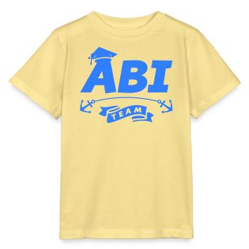 Abi Team Abschlussanker - Stanley/Stella Kinder T-Shirt MINI CREATOR  - Gelb Viva  - Vorne