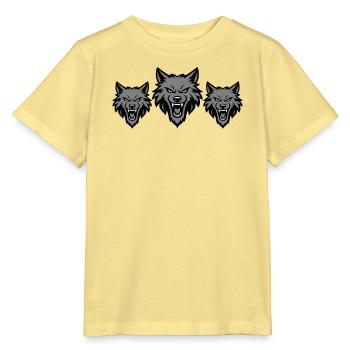 Wolf Team Rudel - Stanley/Stella Kinder T-Shirt MINI CREATOR  - Gelb Viva  - Vorne