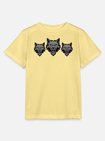 Wolf Team Rudel - Stanley/Stella Kinder T-Shirt MINI CREATOR - Gelb Viva