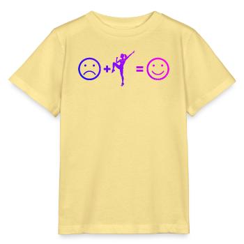 Cardio-Workout Geschenk für eine Aerobic-Trainerin - Stanley/Stella Kinder T-Shirt MINI CREATOR  - Gelb Viva  - Vorne