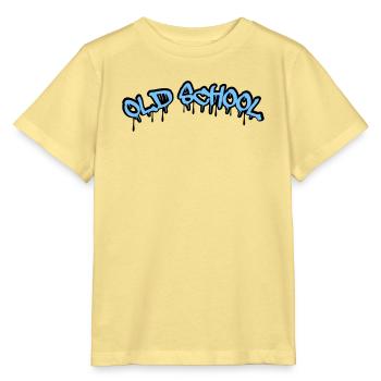 Old School Graffiti Stil - Stanley/Stella Kinder T-Shirt MINI CREATOR  - Gelb Viva  - Vorne