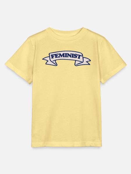 Feministischer Bannerstolz - Stanley/Stella Kinder T-Shirt MINI CREATOR  - Gelb Viva 