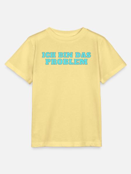 Ich bin das Problem – Selbstironie - Stanley/Stella Kinder T-Shirt MINI CREATOR - Gelb Viva