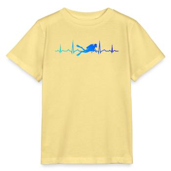 Geschenkidee für einen Freediver mit Gerätetauchen - Stanley/Stella Kinder T-Shirt MINI CREATOR  - Gelb Viva  - Vorne