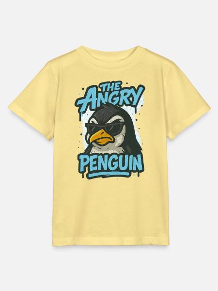 Der ärgerliche Pinguin - Stanley/Stella Kinder T-Shirt MINI CREATOR  - Gelb Viva 