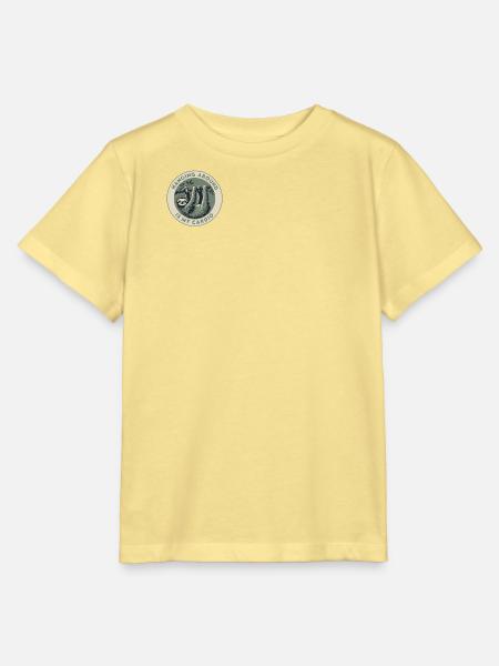 Hanging Around Is My Cardio - Stanley/Stella Kinder T-Shirt MINI CREATOR - Gelb Viva