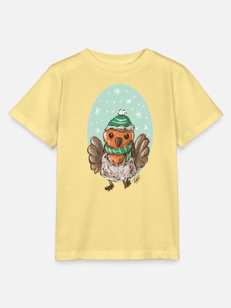 Rotkelchen mit Mütze - Stanley/Stella Kinder T-Shirt MINI CREATOR - Gelb Viva