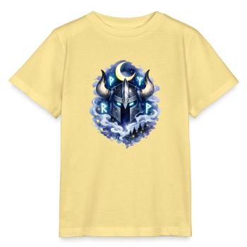 Mondnacht Vikingenkopf - Stanley/Stella Kinder T-Shirt MINI CREATOR  - Gelb Viva  - Vorne