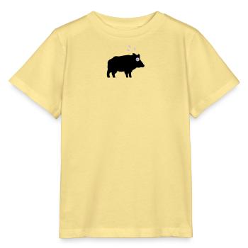 Angstschwitzendes Wildschwein - Stanley/Stella Kinder T-Shirt MINI CREATOR  - Gelb Viva  - Vorne