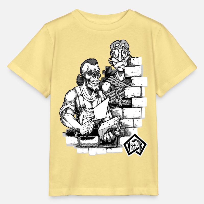 Maçon, maître maçon, artisan - T-shirt bio MINI CREATOR Stanley/Stella Enfant - jaune viva 