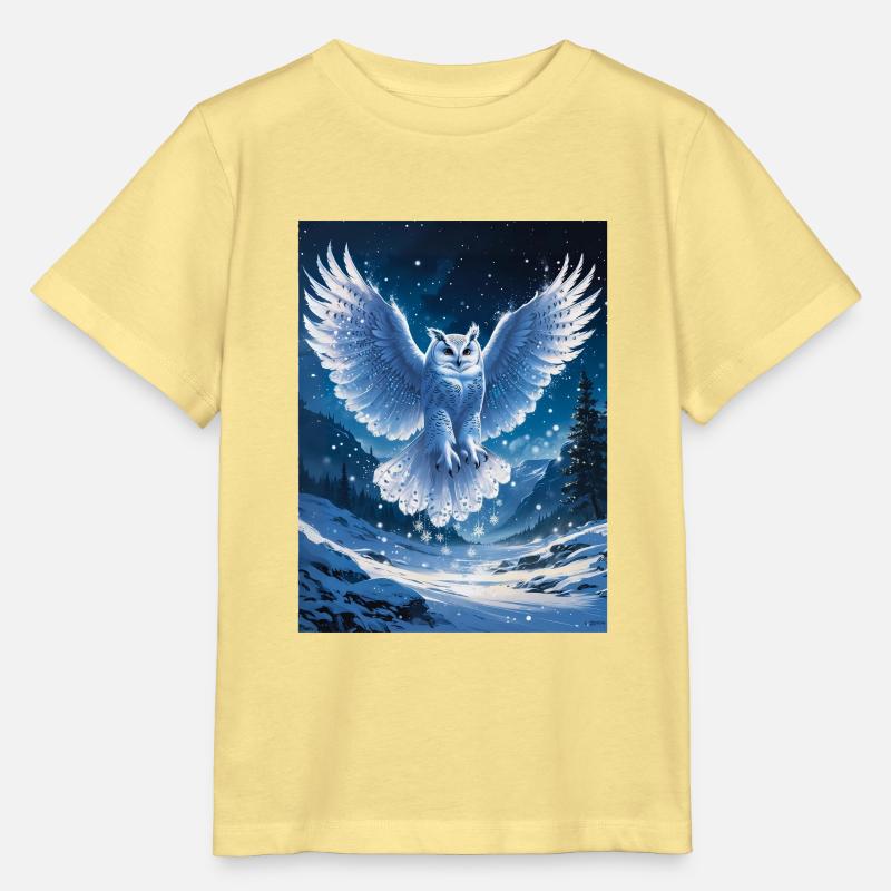 Harfang des neiges - T-shirt bio MINI CREATOR Stanley/Stella Enfant - jaune viva