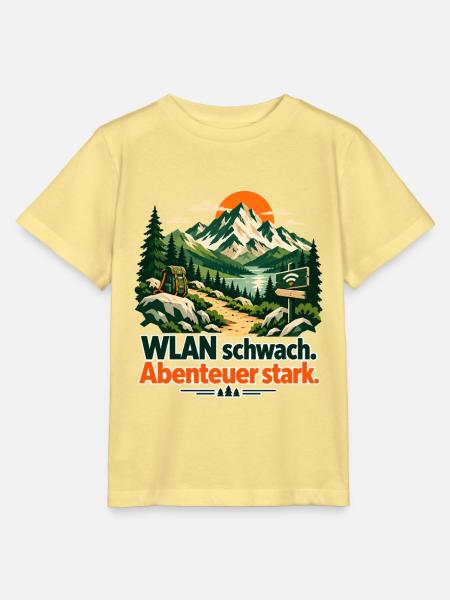 WLAN aus Abenteuer - Stanley/Stella Kinder T-Shirt MINI CREATOR - Gelb Viva