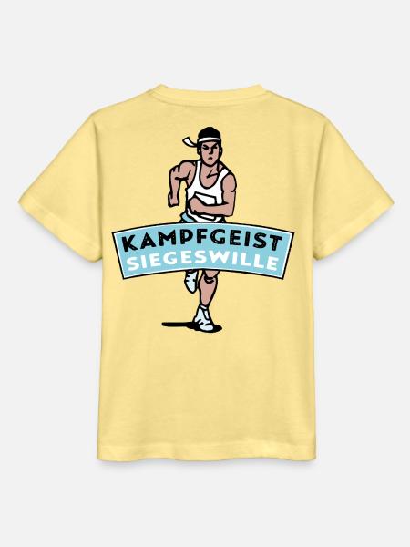 Kampfgeist Siegeswille - Marathonläufer - Stanley/Stella Kinder T-Shirt MINI CREATOR - Gelb Viva