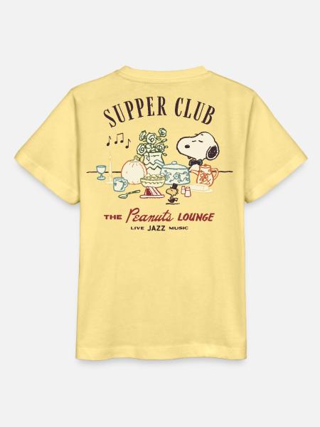 Peanuts Supper Club The Peanuts Lounge Mit Snoopy - Stanley/Stella Kinder T-Shirt MINI CREATOR - Gelb Viva