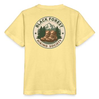 Black Forest Hiking Society - Stanley/Stella Kinder T-Shirt MINI CREATOR  - Gelb Viva  - Hinten