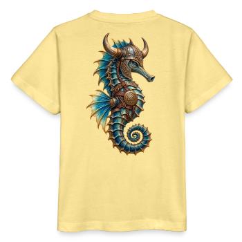 Wikinger-Seepferdchen - Stanley/Stella Kinder T-Shirt MINI CREATOR  - Gelb Viva  - Hinten