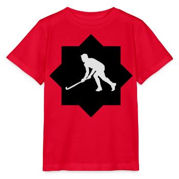 Uni-hockey star - Stanley/Stella MINI CREATOR Kids’ T-Shirt - red - Front - Jaiden (125cm)