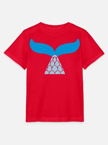 Meerjungfrau - Stanley/Stella Kinder T-Shirt MINI CREATOR  - Rot