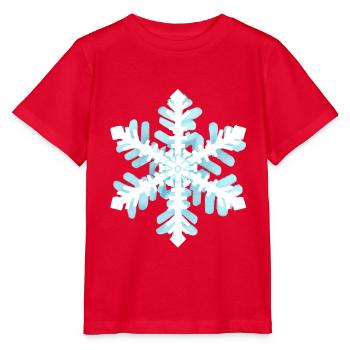 snow star - Stanley/Stella MINI CREATOR Kids’ T-Shirt - red - Front - Jaiden (125cm)