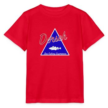 Dorsch Sea Fishing Experience Hoodie I Angeln Meer - Stanley/Stella Kinder T-Shirt MINI CREATOR  - Rot - Vorne - Jaiden (125cm)