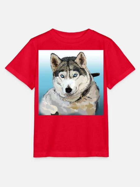 Husky - Stanley/Stella Kinder T-Shirt MINI CREATOR - Rot