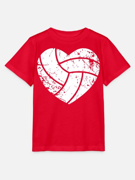 Volleyball - Stanley/Stella Kinder T-Shirt MINI CREATOR - Rot