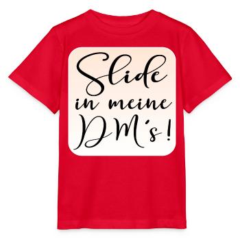 FLIRTEN - Stanley/Stella Kinder T-Shirt MINI CREATOR  - Rot - Vorne - Jaiden (125cm)