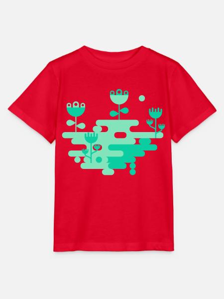 Der Blob Garden L Mint &; Grün - Stanley/Stella Kinder T-Shirt MINI CREATOR  - Rot