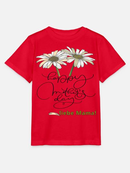 Happy Mothersday - Stanley/Stella Kinder T-Shirt MINI CREATOR  - Rot