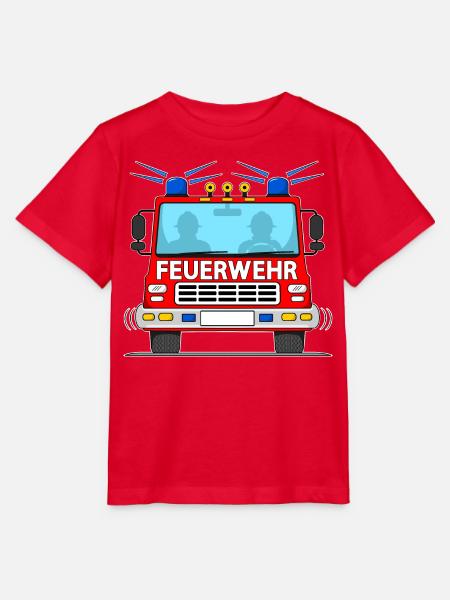 Feuerwehrauto - Stanley/Stella Kinder T-Shirt MINI CREATOR - Rot
