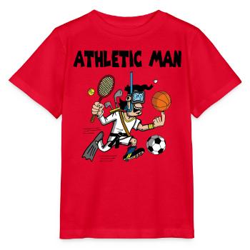 The accomplished sportsman - Stanley/Stella MINI CREATOR Kids’ T-Shirt - red - Front - Jaiden (125cm)